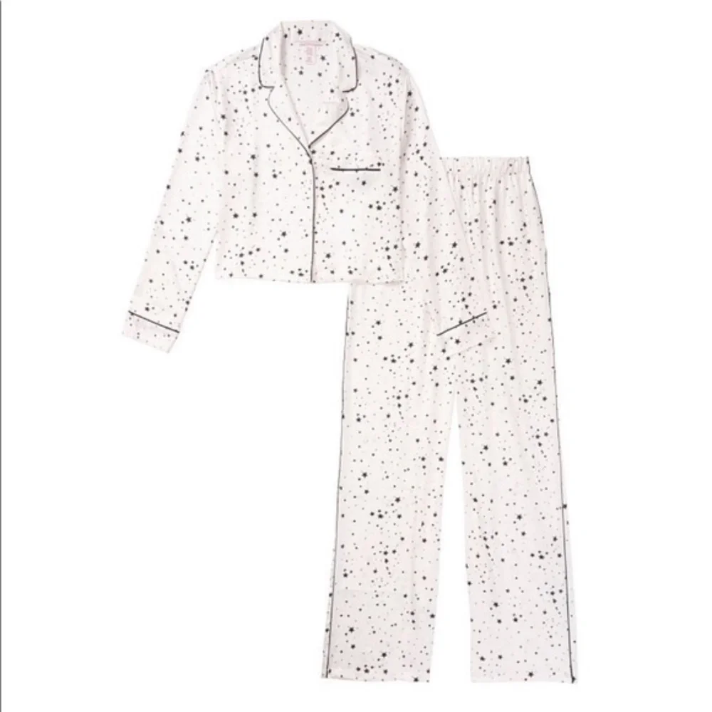 Victorias Secret Starry Satin PJ Set - Picture 2 of 3